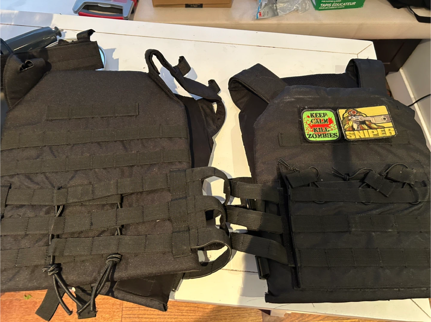 Black Tactical Vest with Patches - photo 3