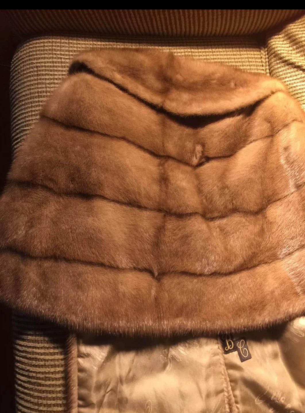 Vintage Durham furs mink stole shawl  Bridal Fur  or wedding fur - photo 4