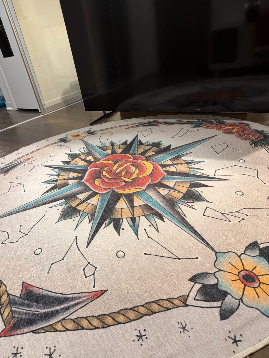 Skull & Rose washable Rug - Ruggable brand - photo 2