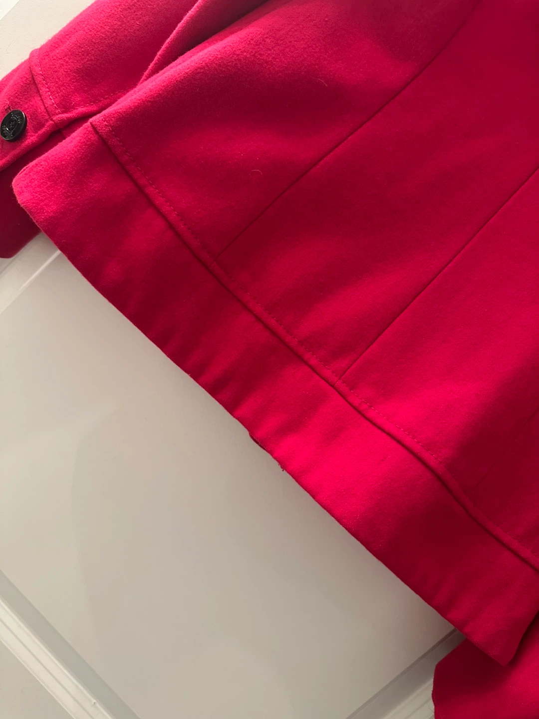 Guess Red Wool Blend Hooded Coat - photo 5