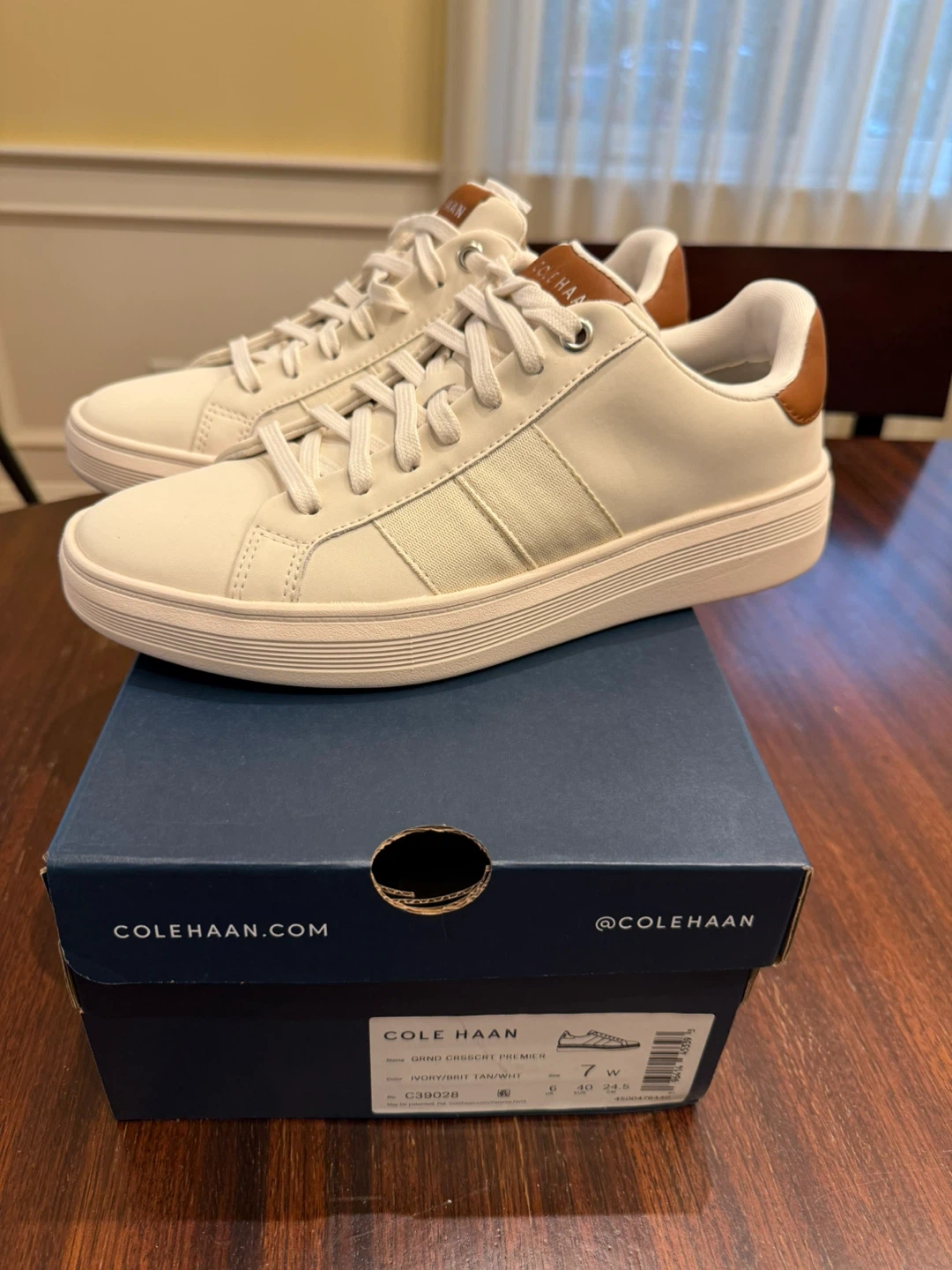 NWT - US 7 Wide - Cole Haan Men's Crosscourt Sneakers - photo 3