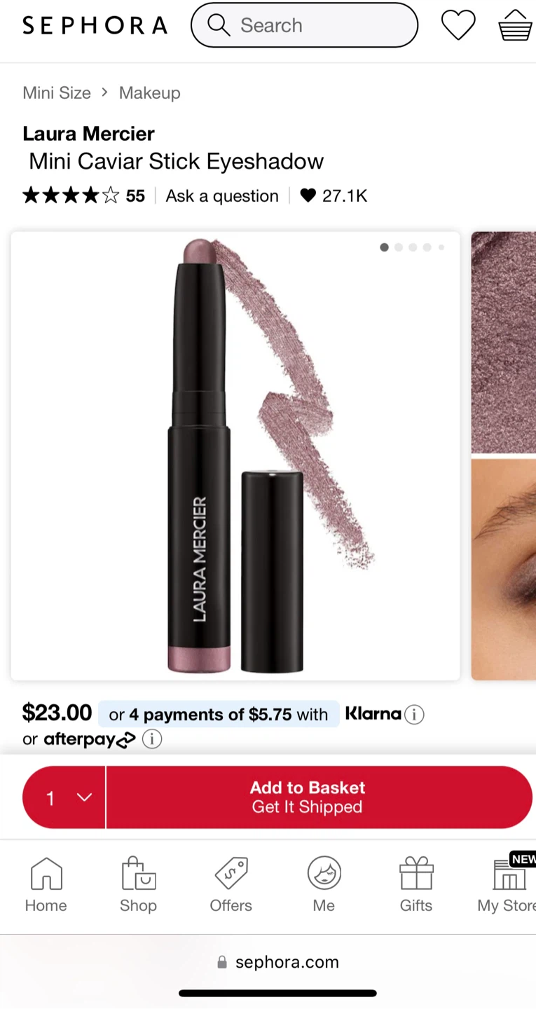 Laura Mercier Mini Caviar Stick Eyeshadow - photo 2