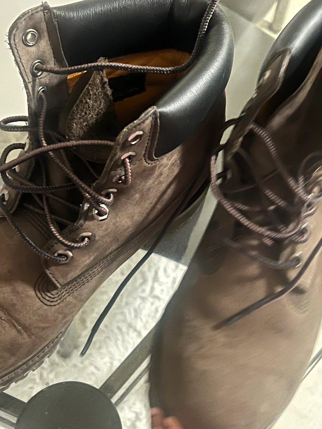 Timberland Brown Leather Boots Size 9