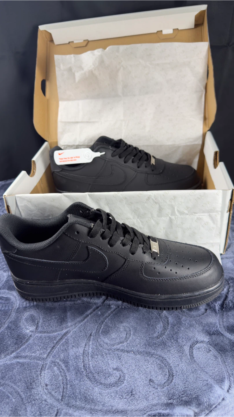 New Nike Air Force 1 '07 Black