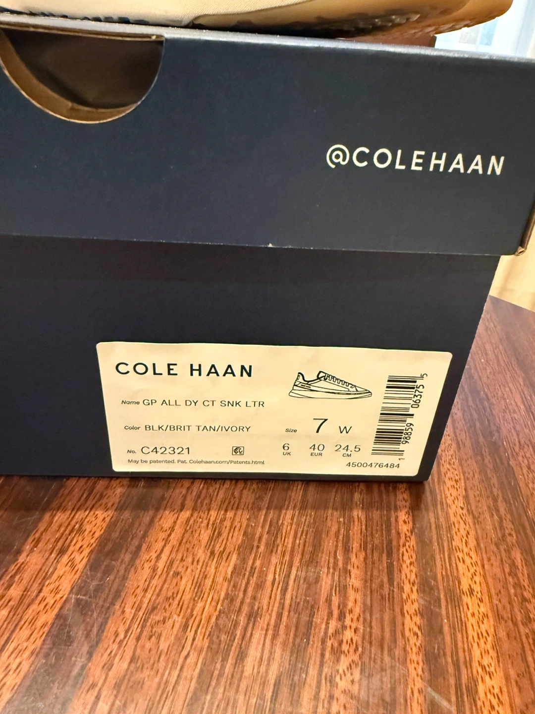 NWT - US 7 Wide - Cole Haan Men's GrandPrø  Sneakers - photo 2
