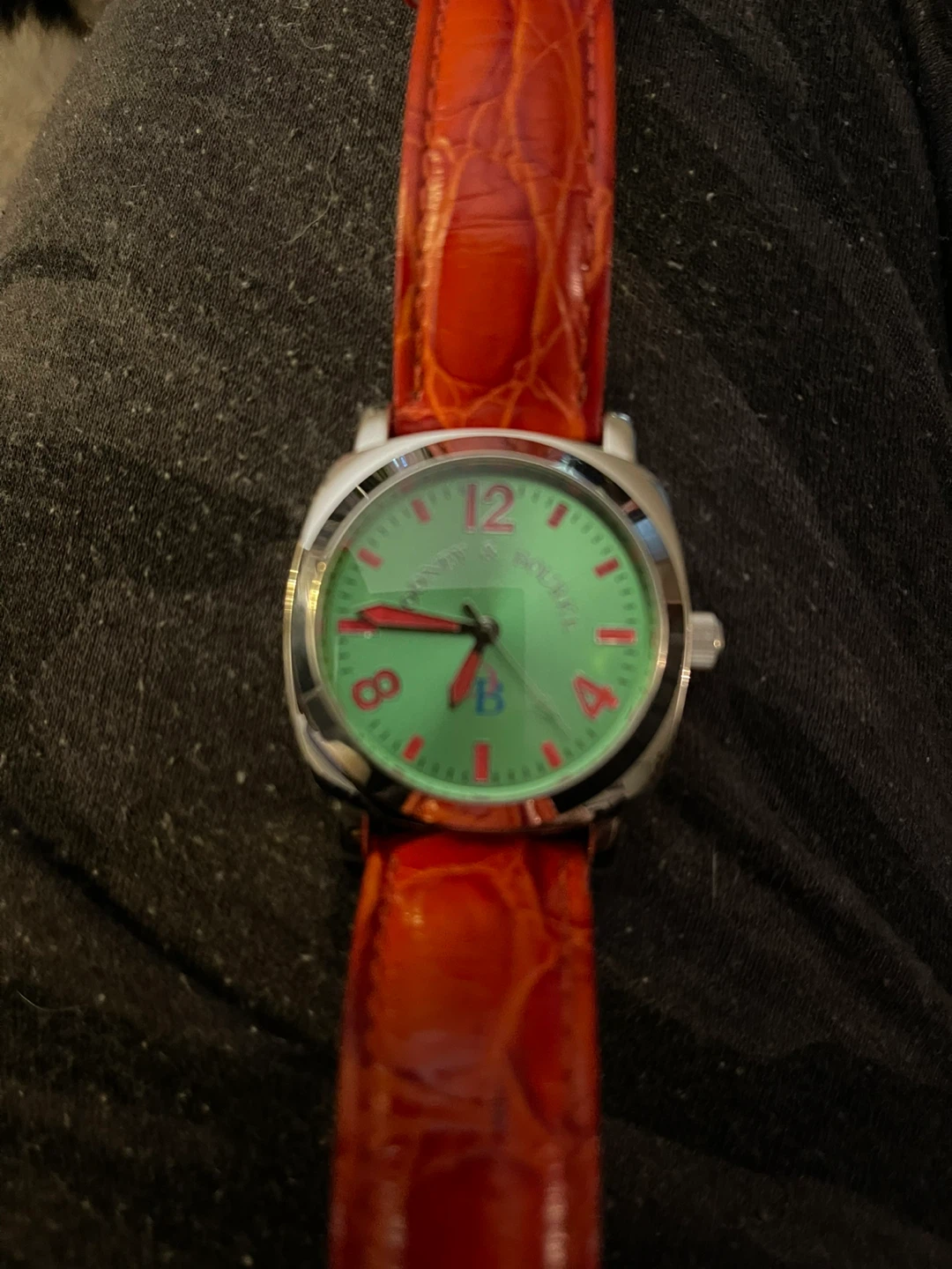 Dooney & Bourke Orange Leather Watch - photo 2