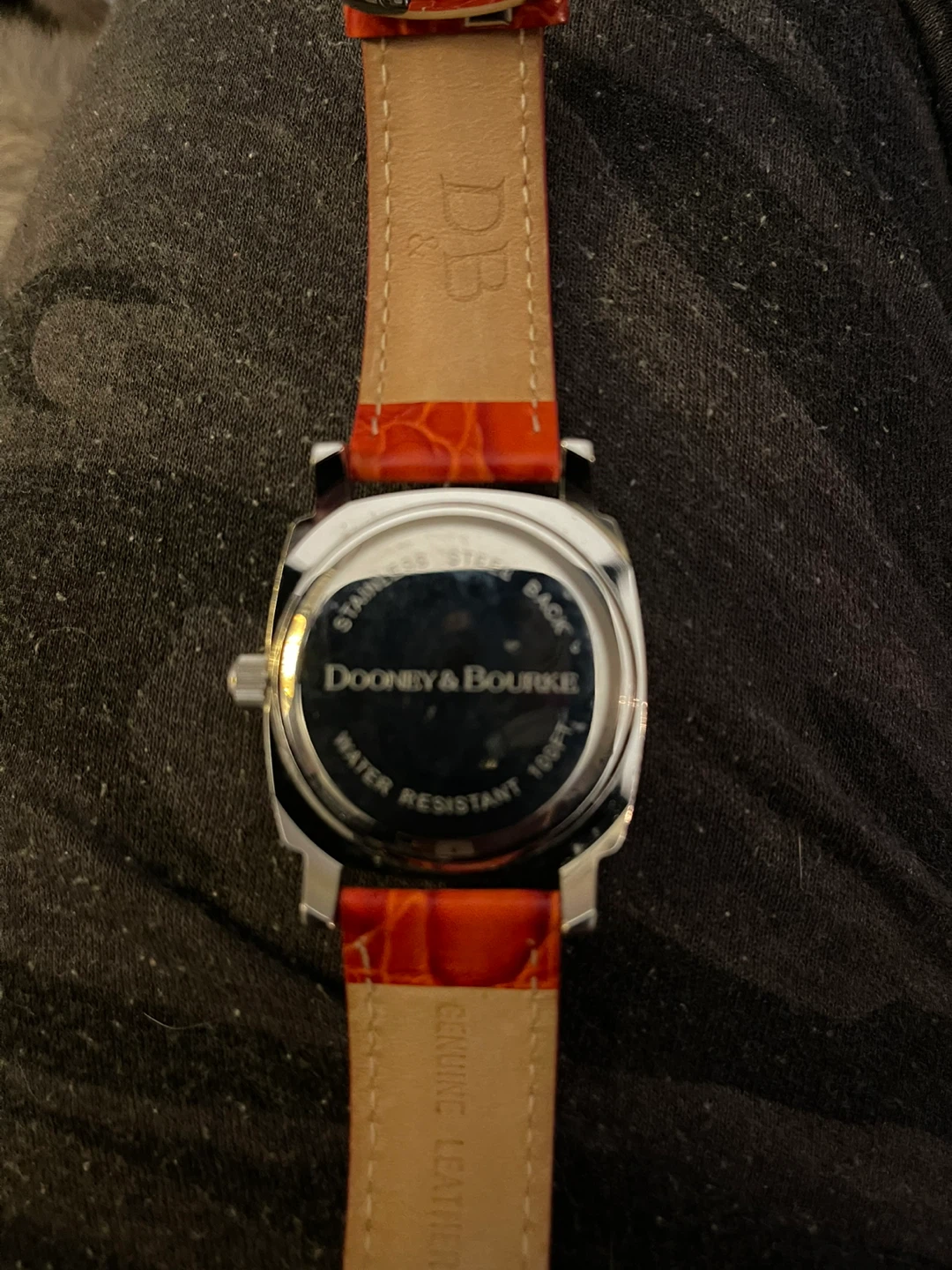 Dooney & Bourke Orange Leather Watch - photo 3