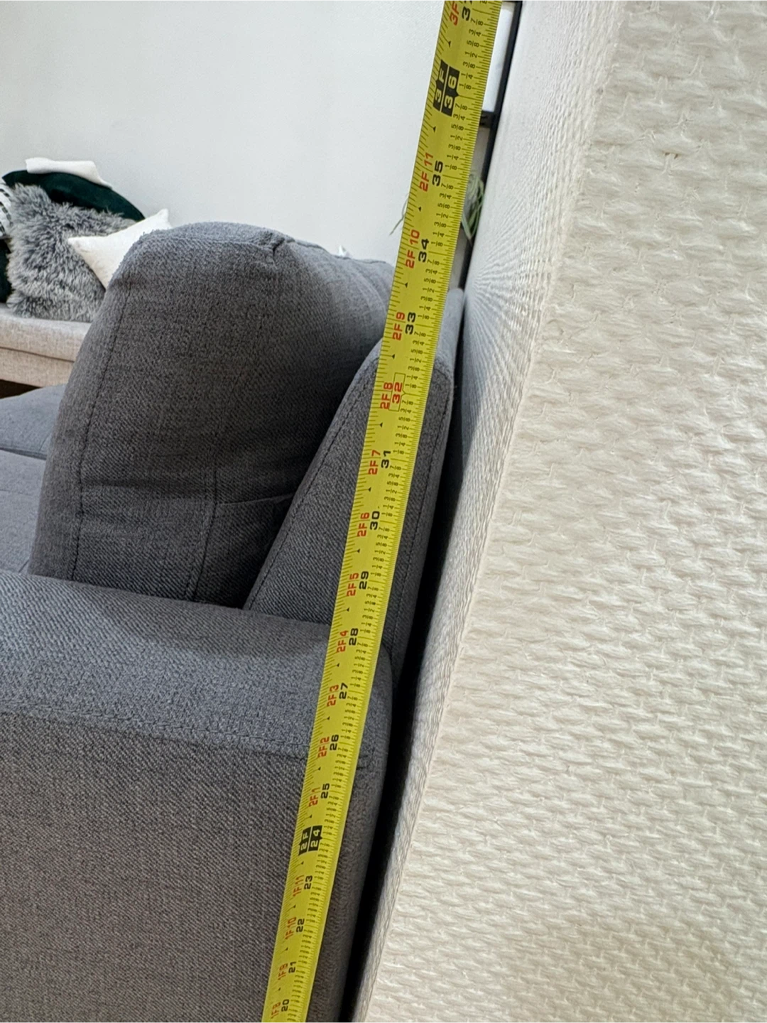 Gray 3-Seat Sofa - photo 5