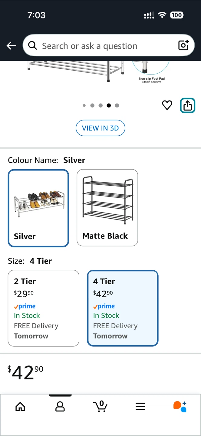 4 tier shoe rack - photo 4