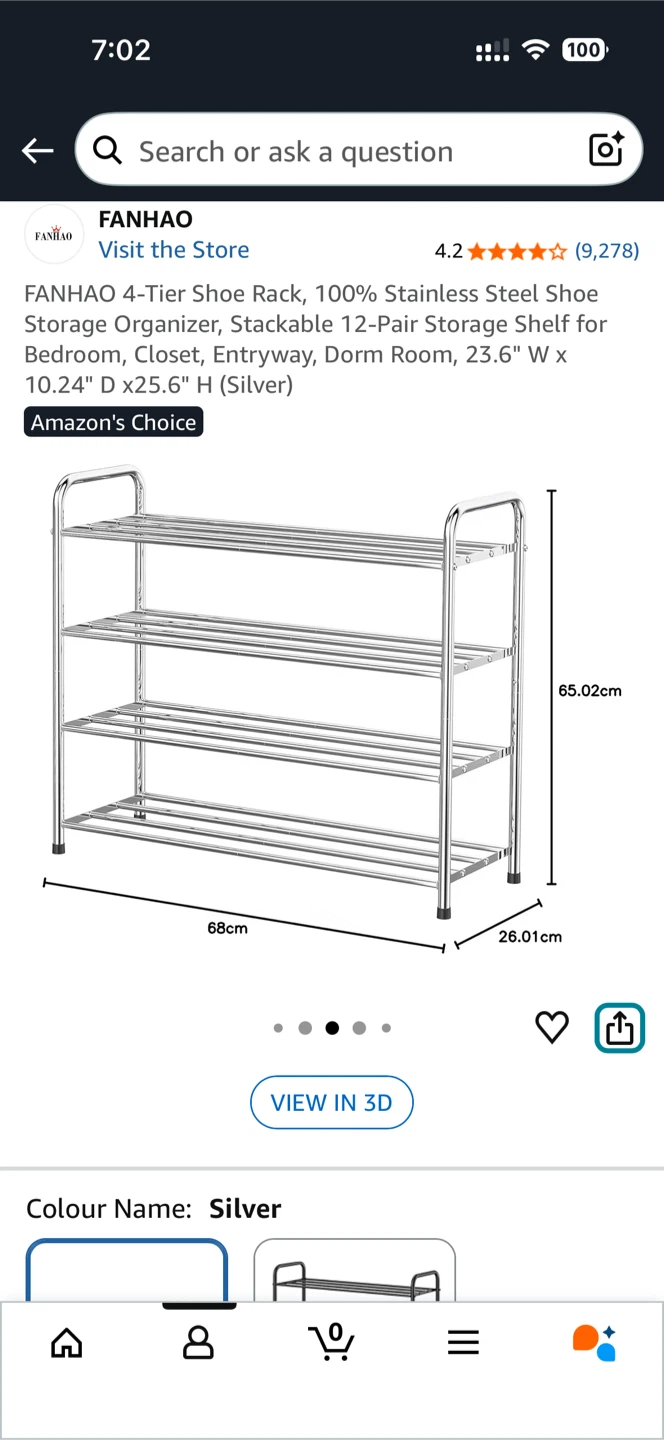 4 tier shoe rack - photo 3