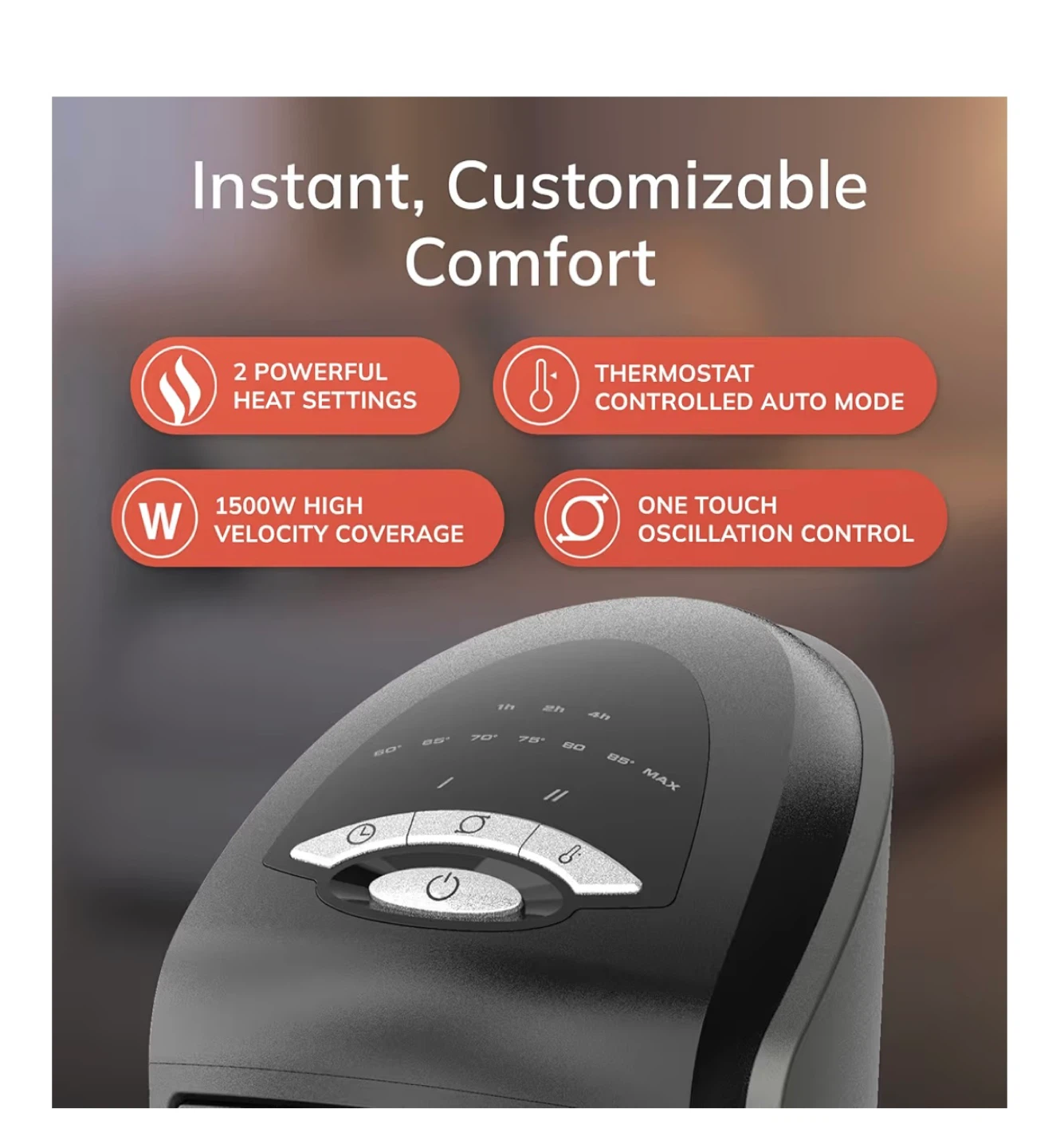 Lasko Oscillating Space Heater w/ Remote - photo 5