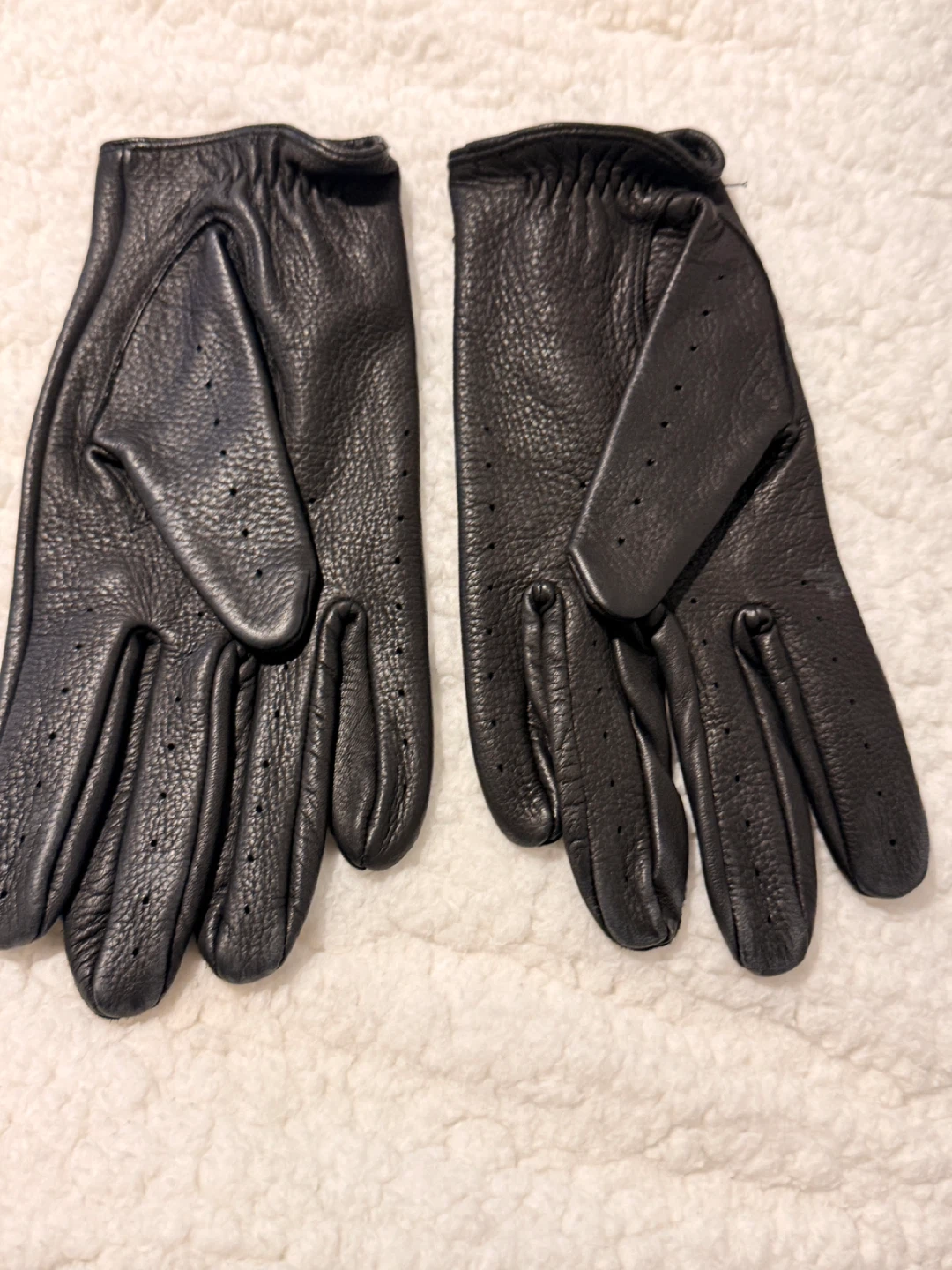 Montblanc Leather  Gloves Size 9.5 - photo 5
