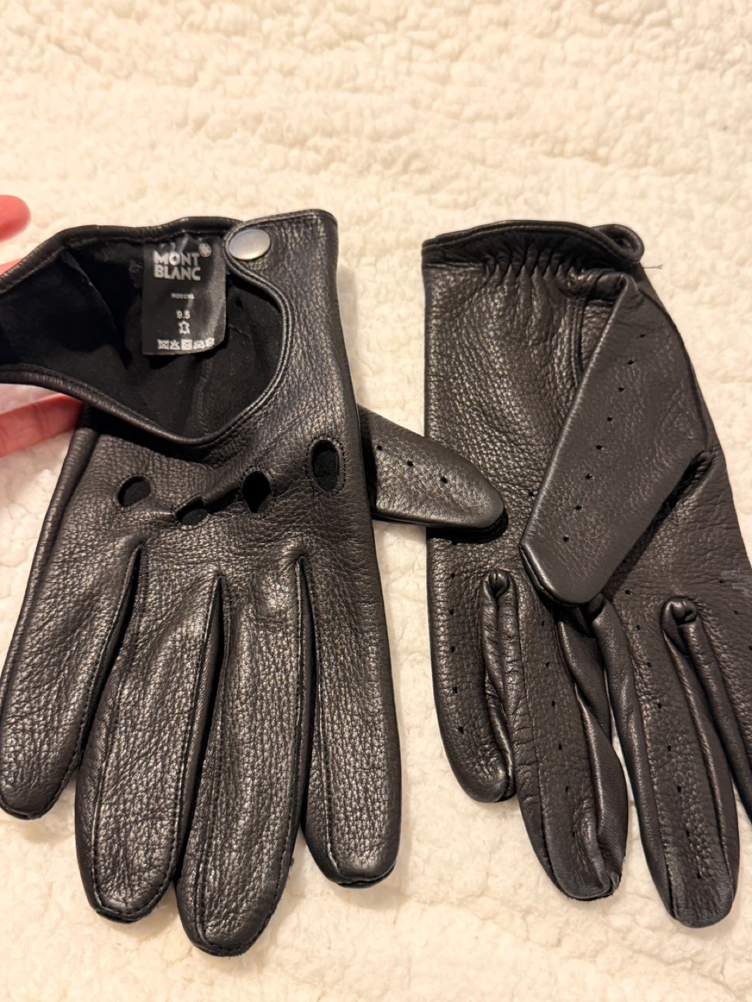 Montblanc Leather  Gloves Size 9.5
