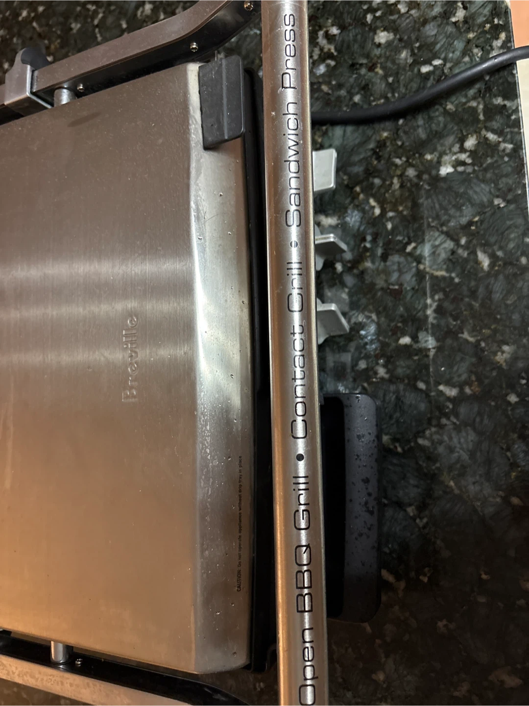Breville Open BBQ Grill, Contact Grill, Sandwich Press - photo 2