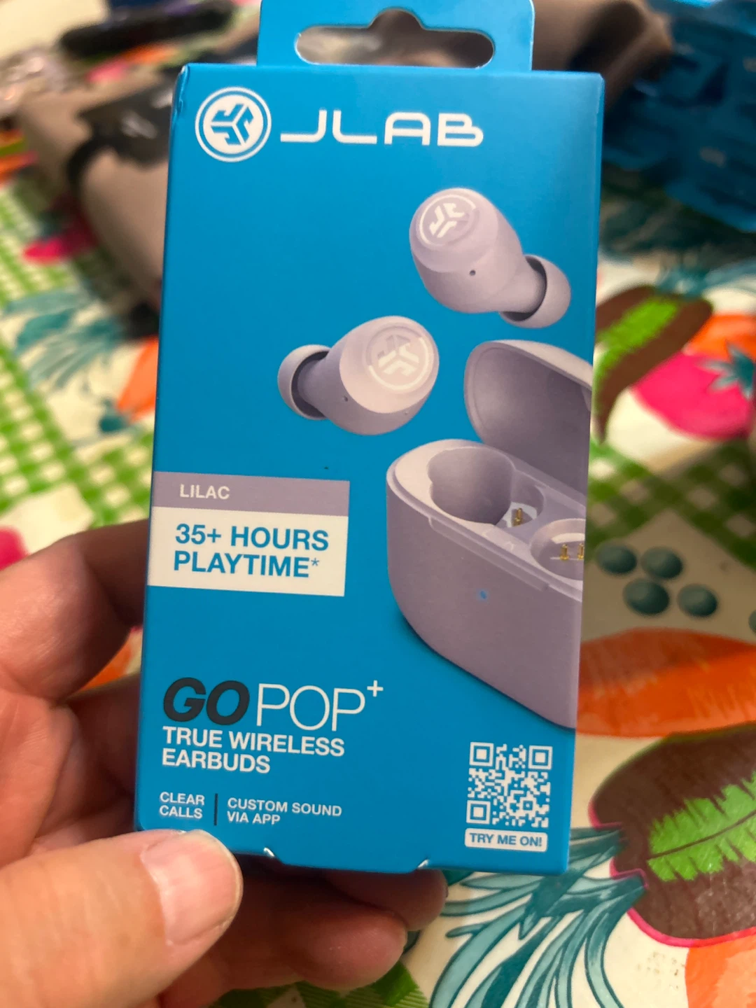 New JLab Go Pop+ True Wireless Earbuds - Lilac