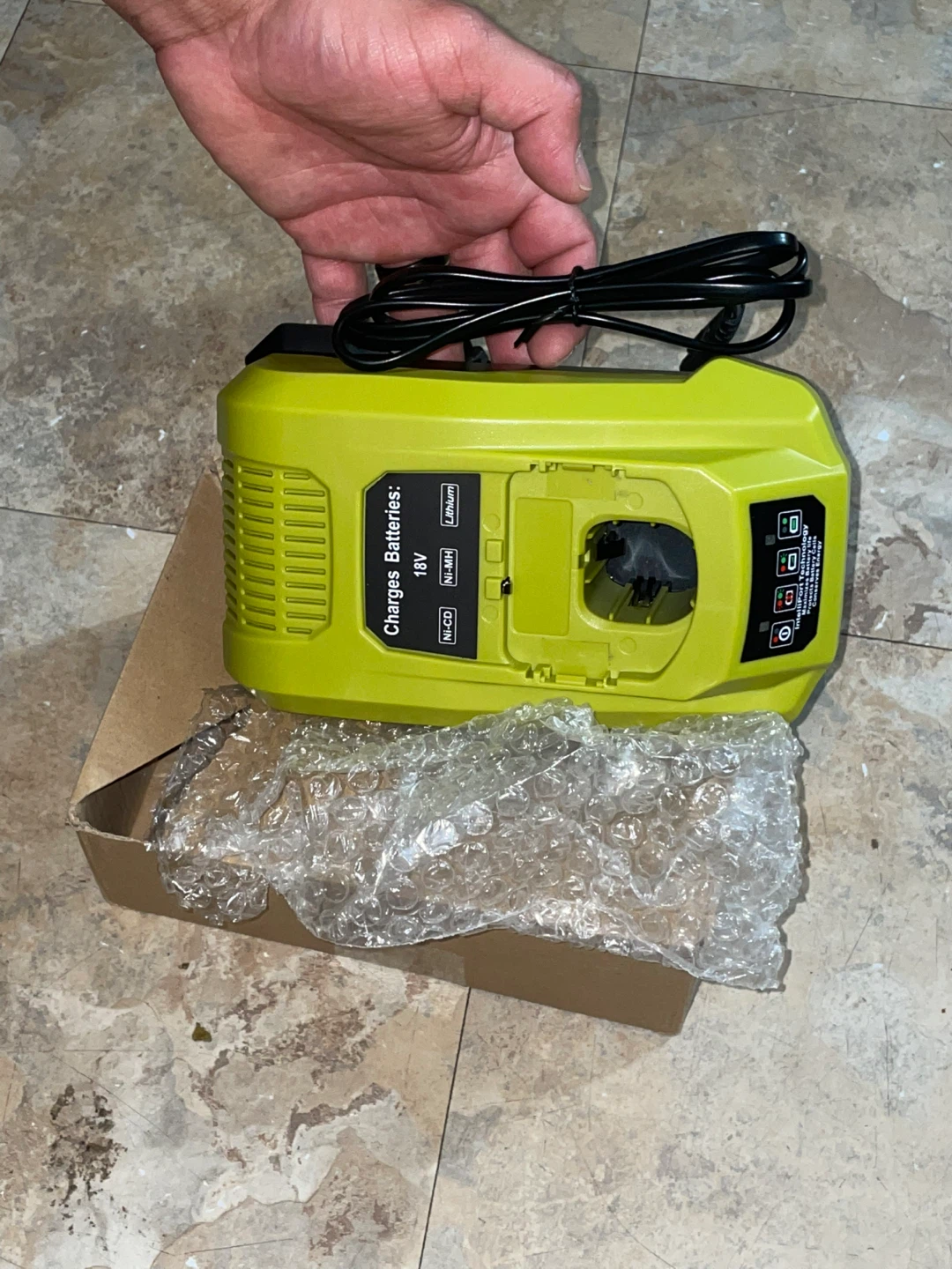 Ryobi 18V Battery Charger - photo 2