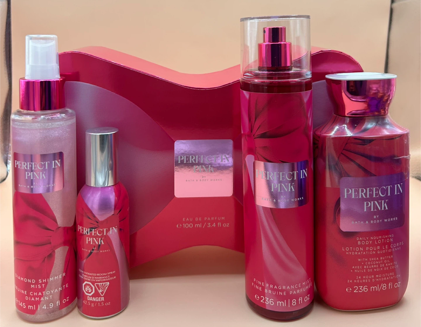 Bath & Body Works Perfect in Pink Set