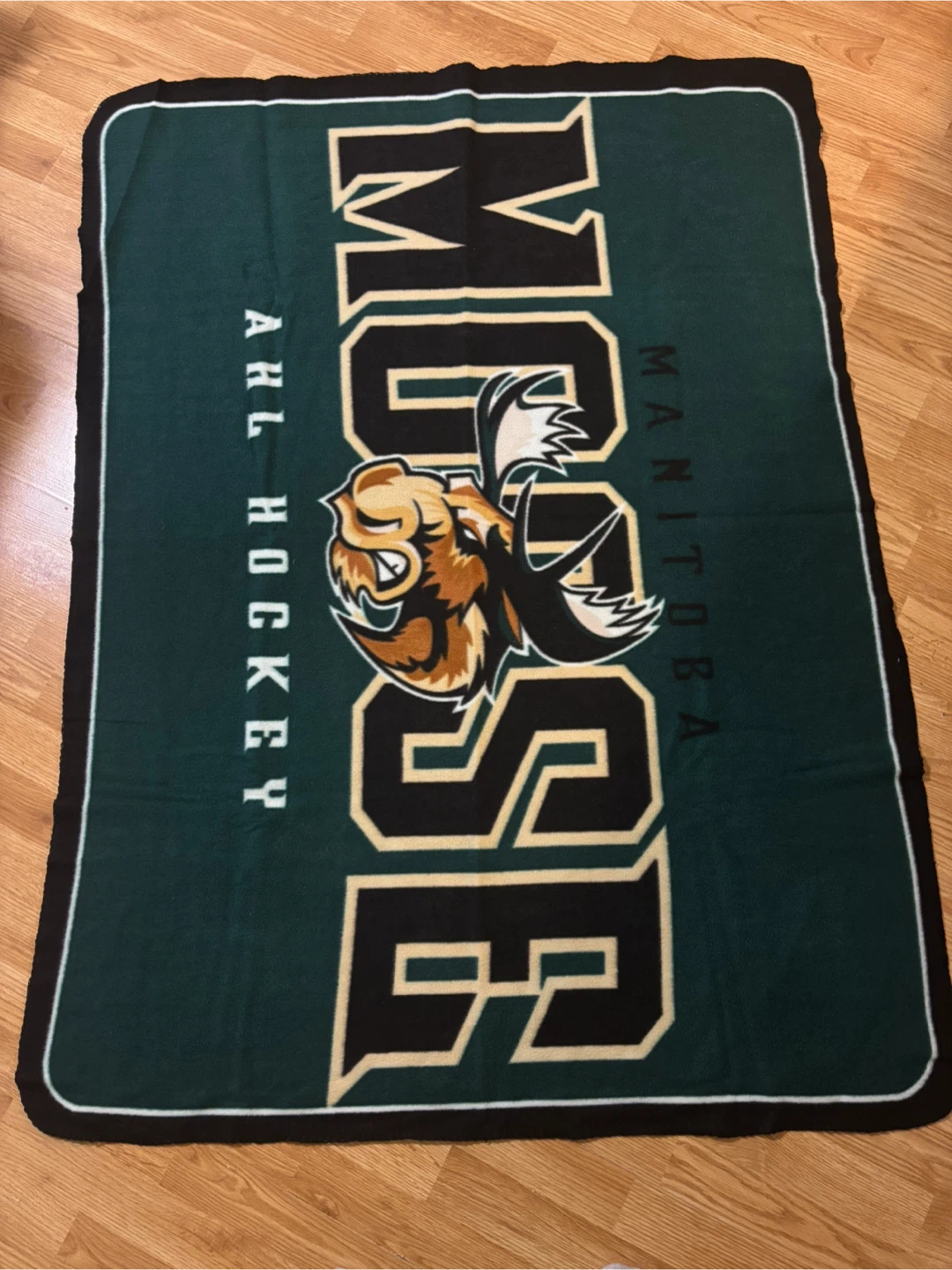 Manitoba Moose AHL Hockey Blanket