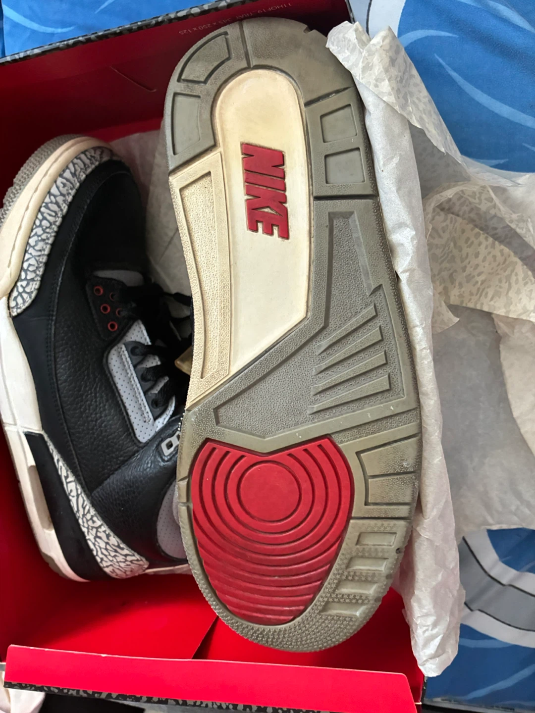 Nike Air Jordan 3 Retro OG cement Size 11 - photo 4