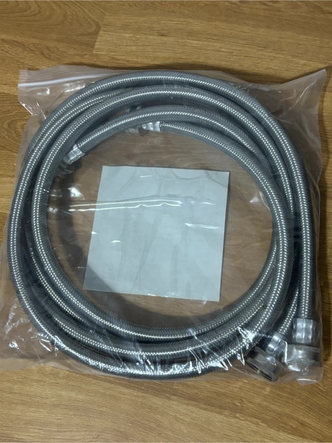 BRAND NEW Steel Braided Washer Machine Water Hoses  (6ft) - photo 3