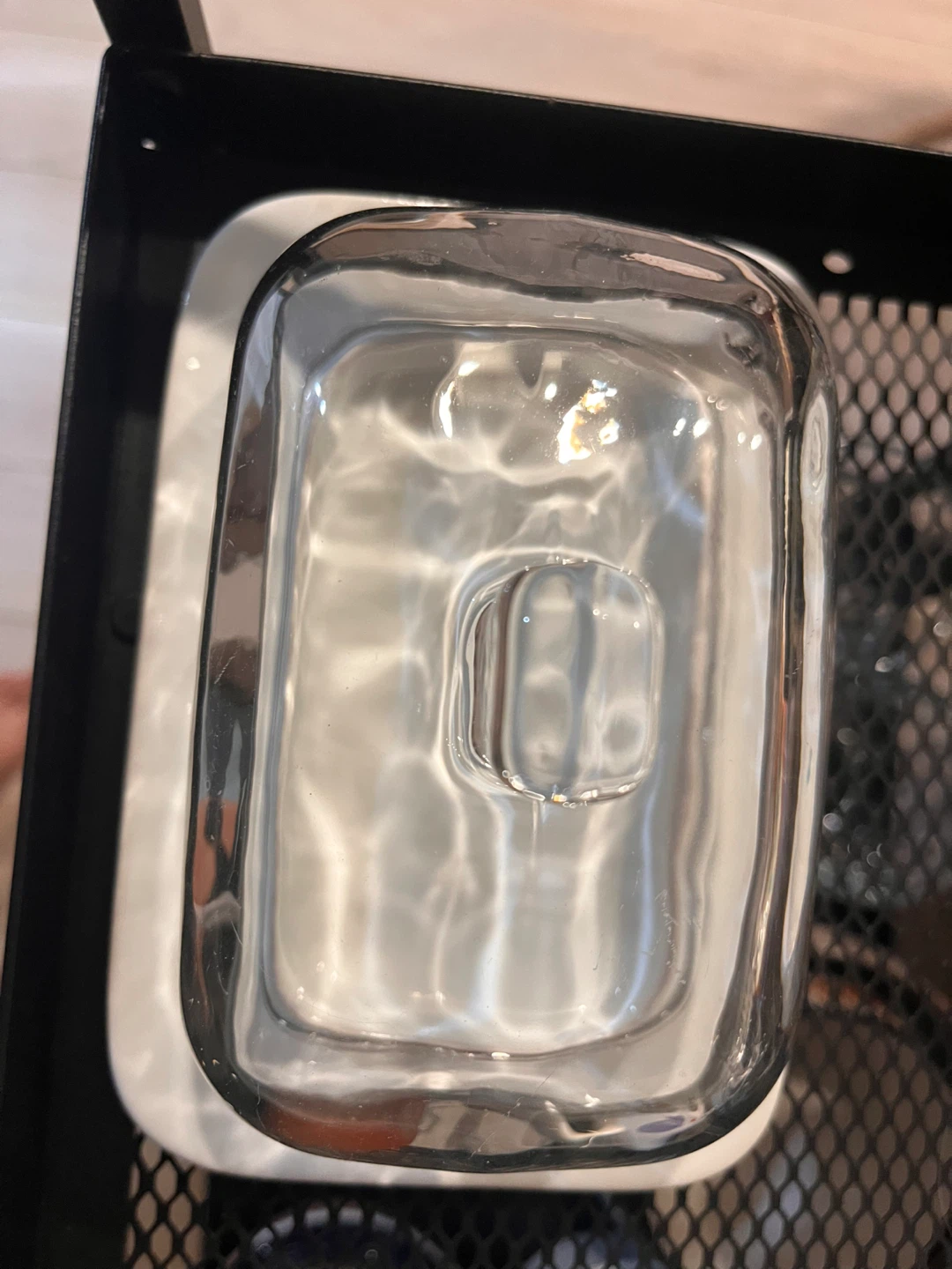 Glass Butter Dish with Lid