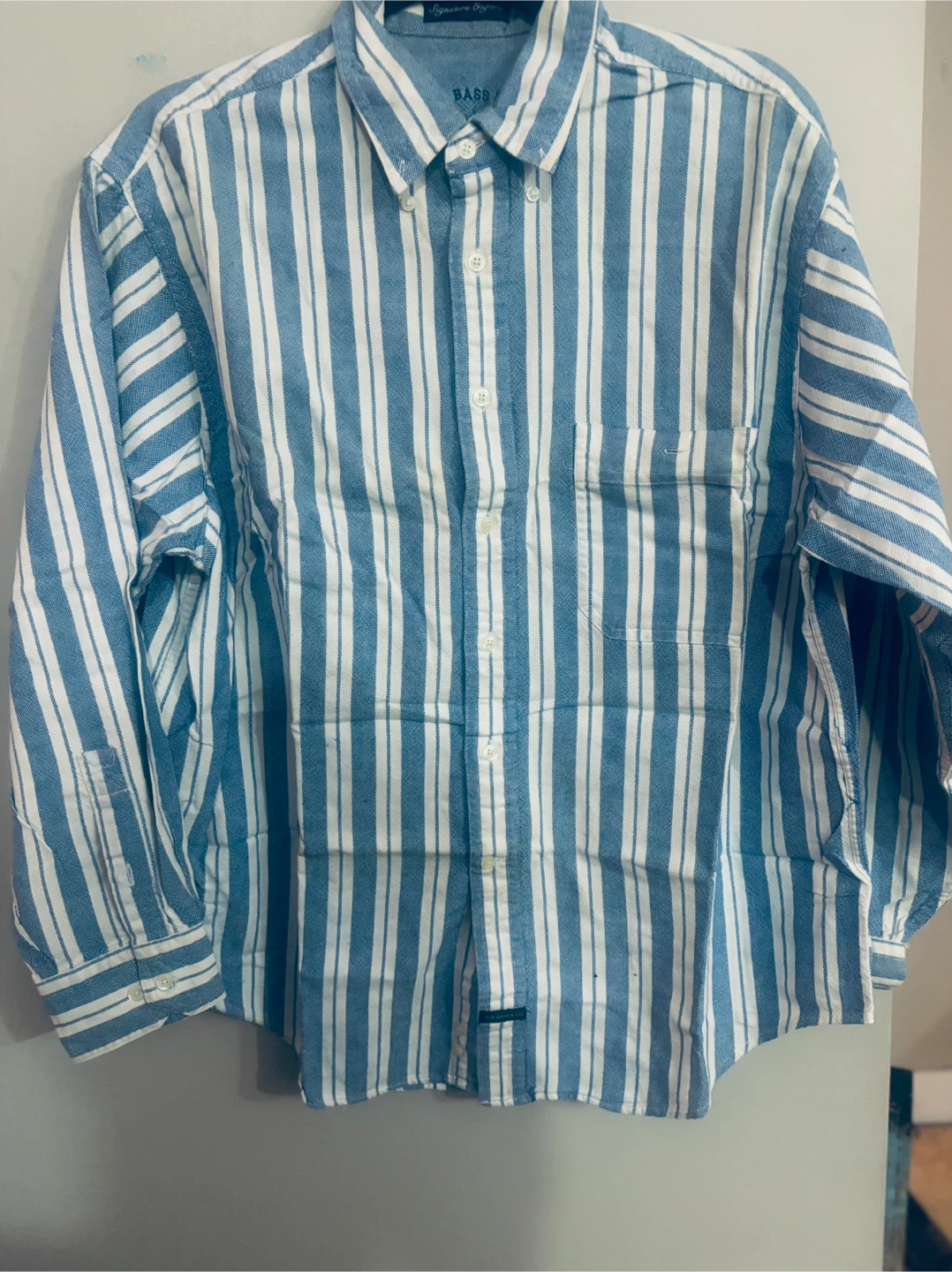 G.H. Bass & Co. Striped Oxford Shirt - Size L