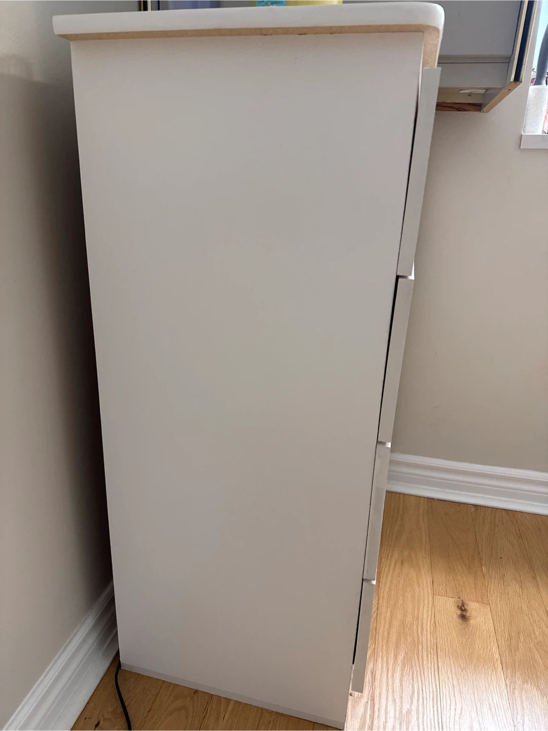 IKEA White 4-Drawer Dresser - photo 2