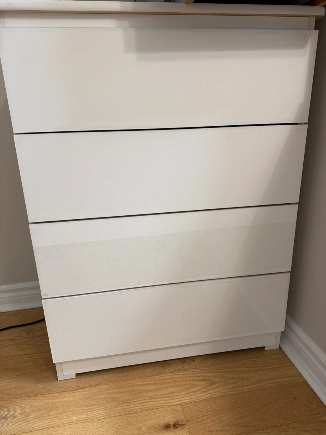 IKEA White 4-Drawer Dresser - photo 3