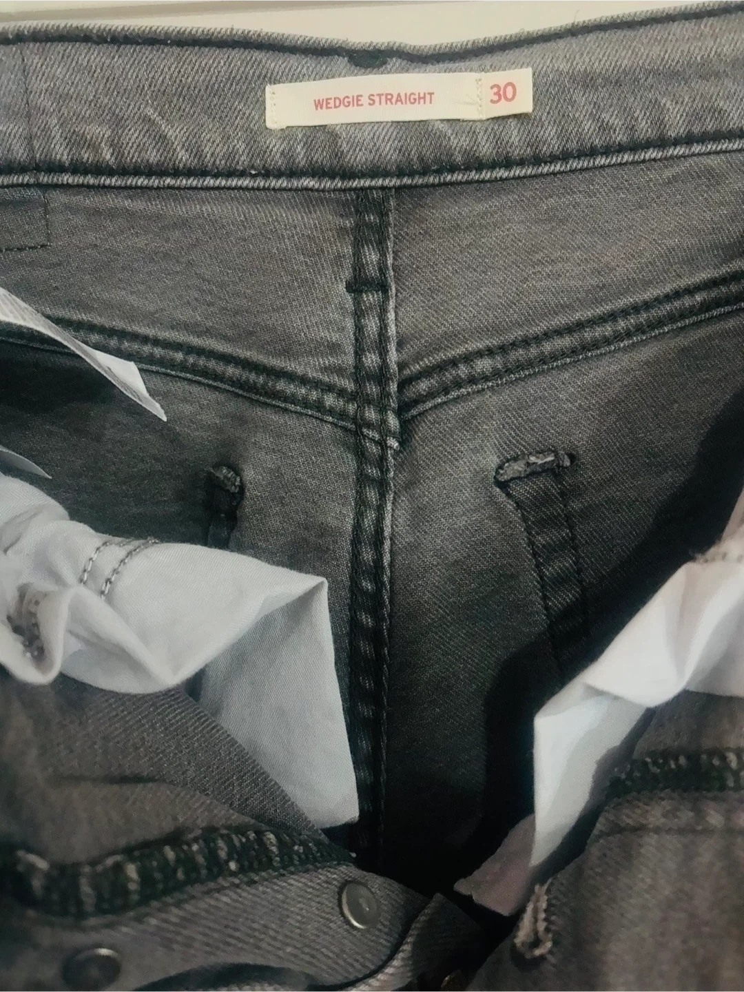 Levi's Wedgie Straight Jeans, Size 30 - photo 4