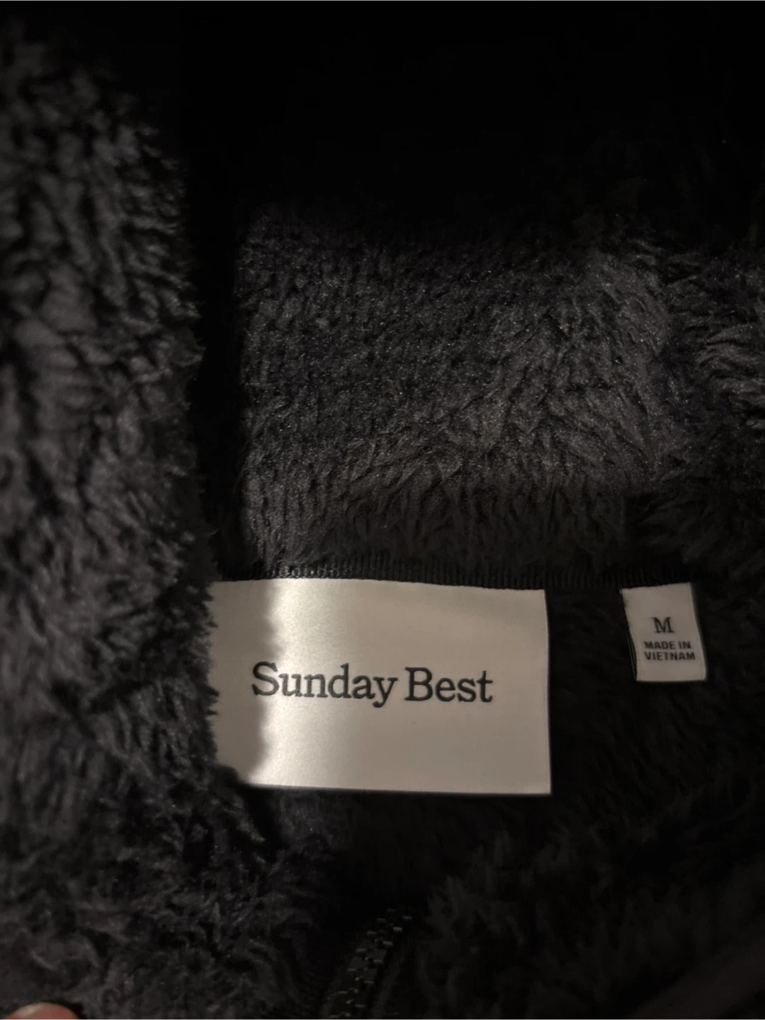 Aritzia Sunday Best Fleece Zip Up - Size M - photo 2