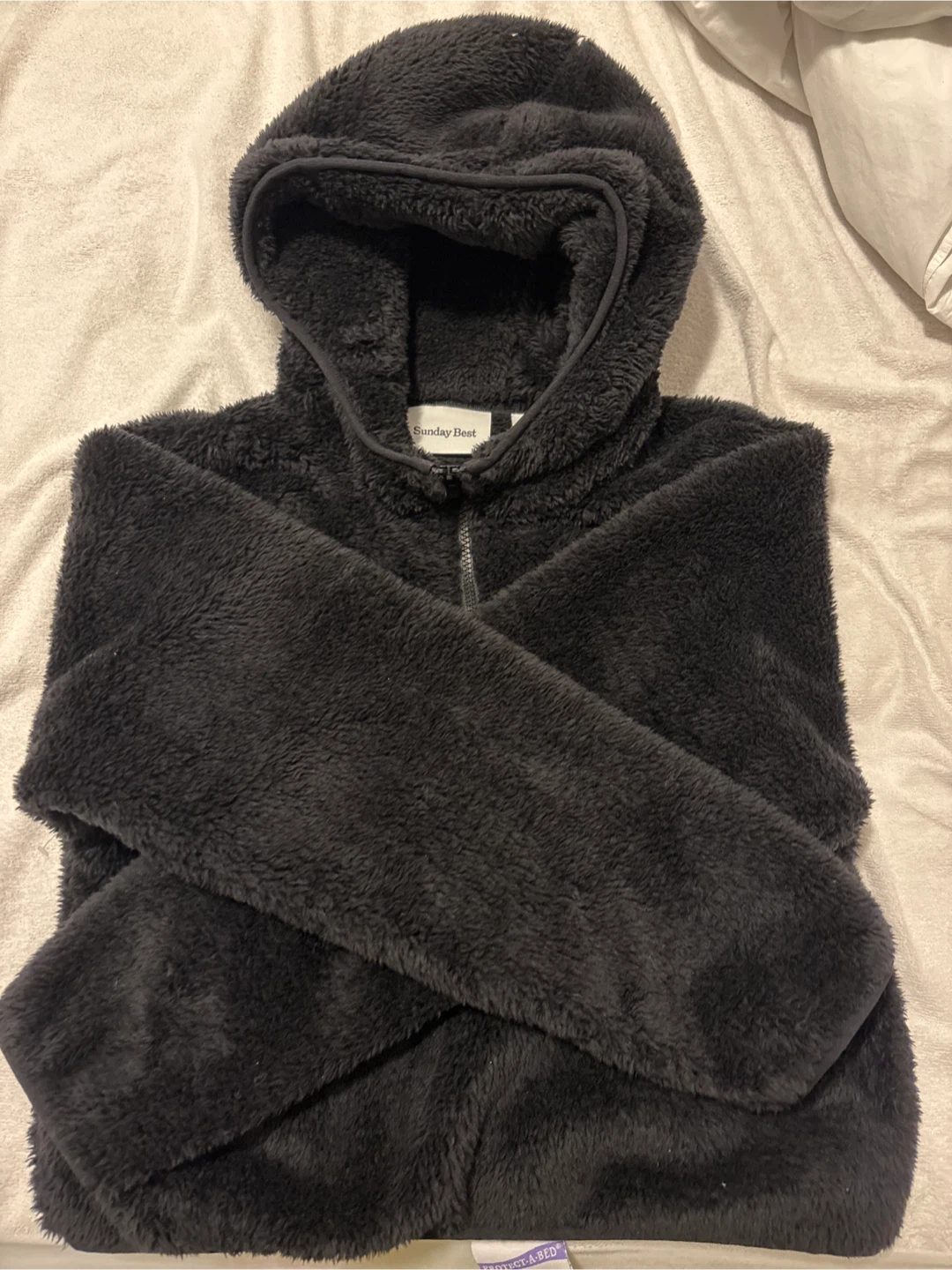 Aritzia Sunday Best Fleece Zip Up - Size M - photo 3