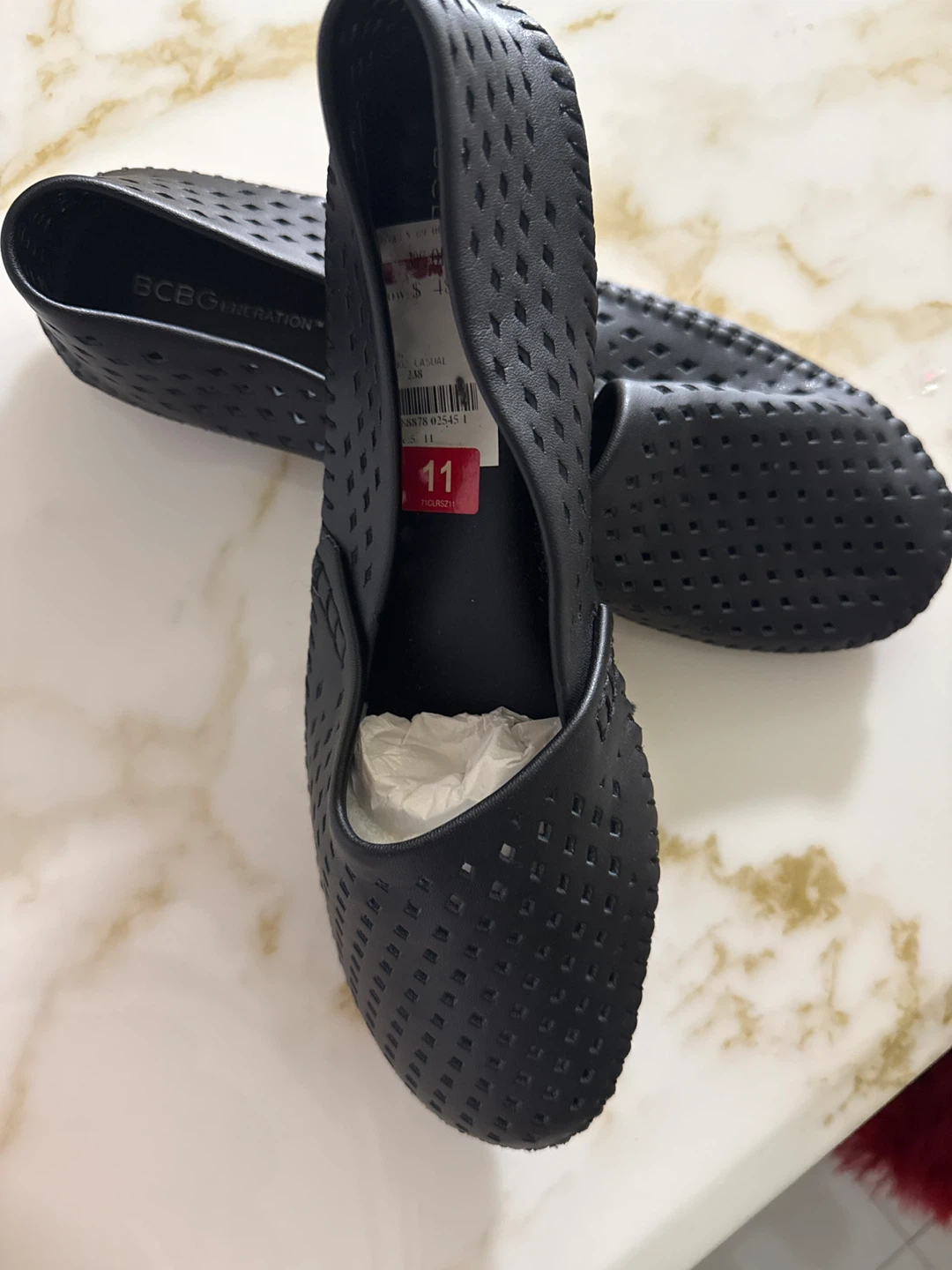 BCBG Generation Black Flats - Size 11