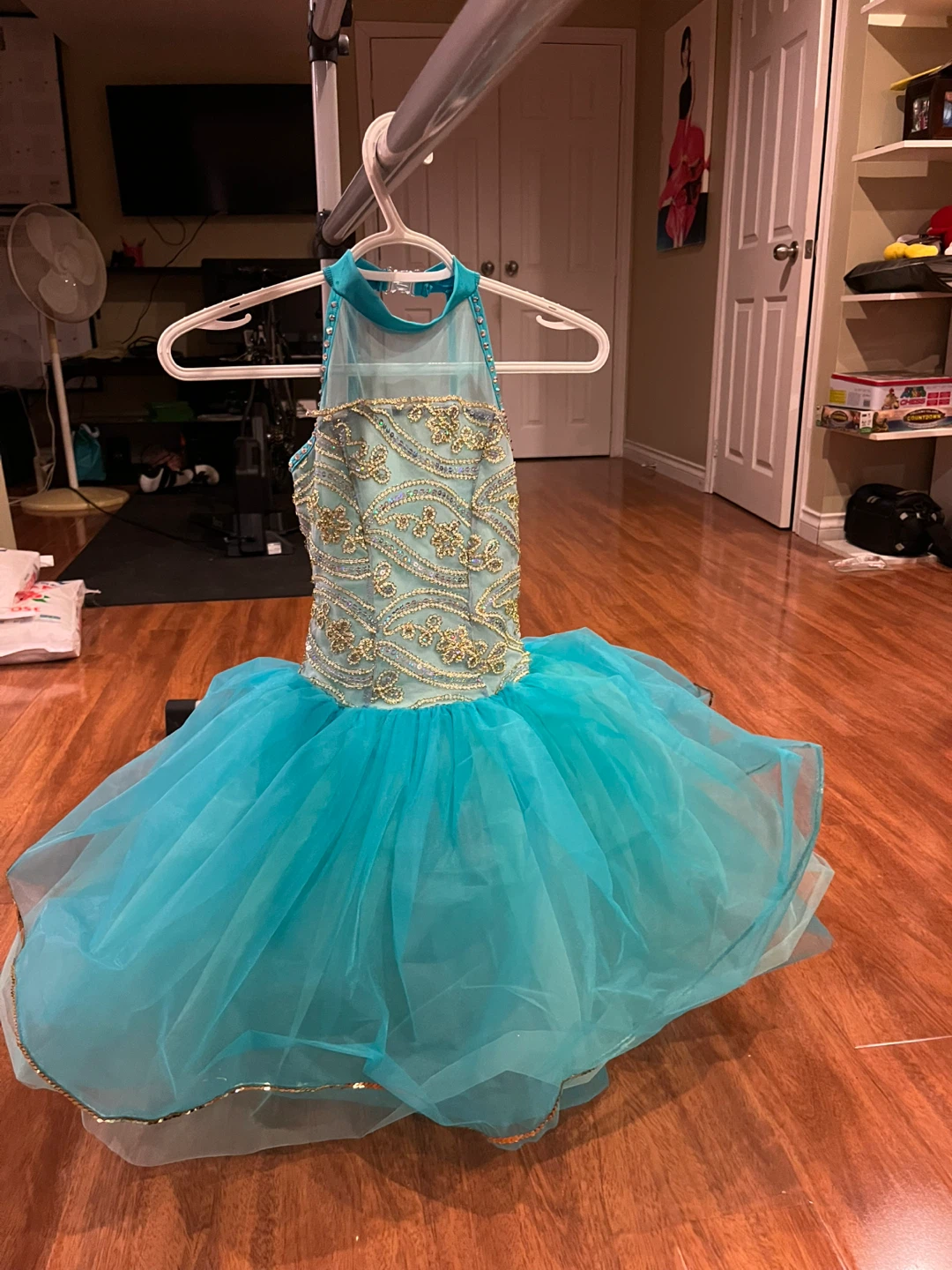 Teal dance tutu
