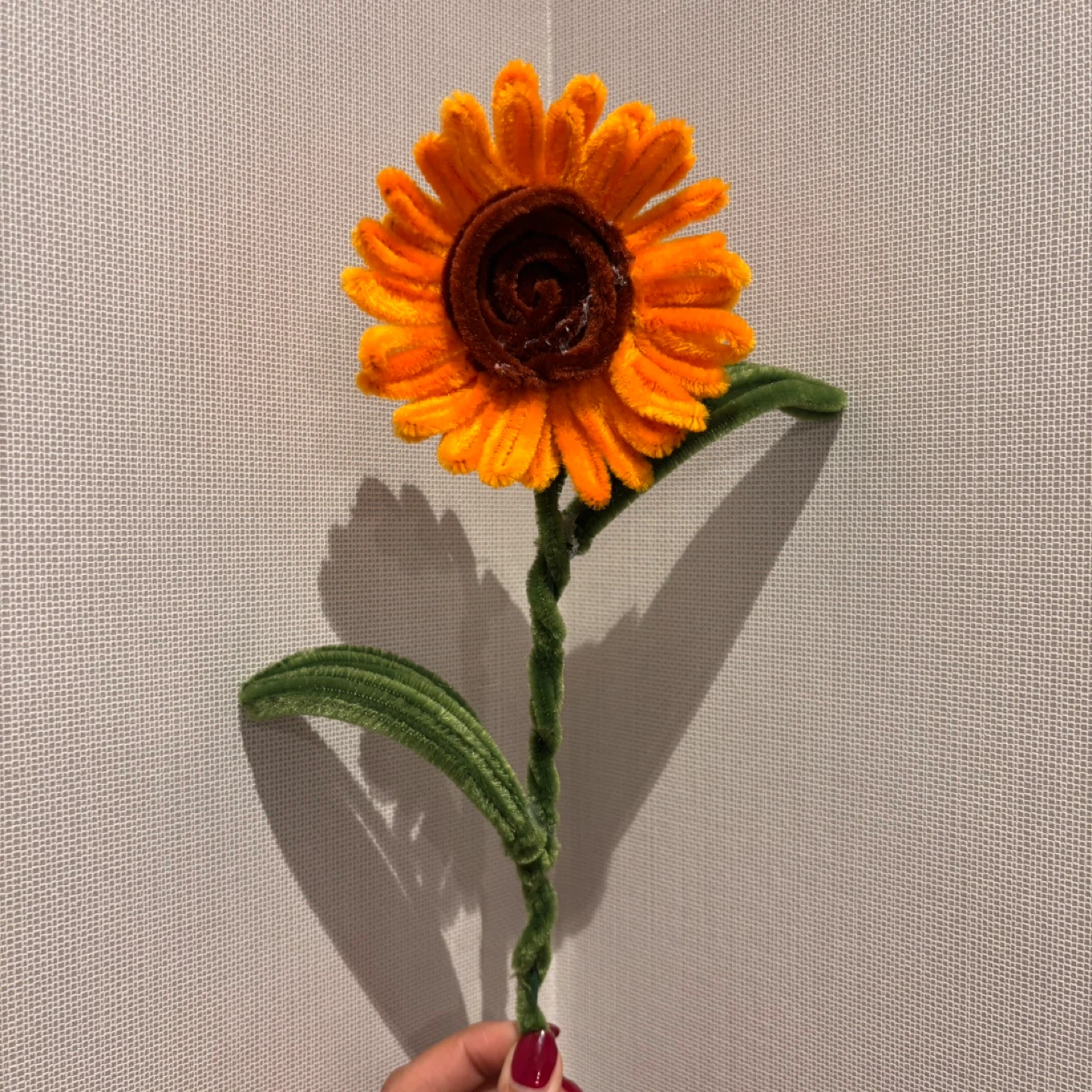 Handmade Chenille Stem Flowers