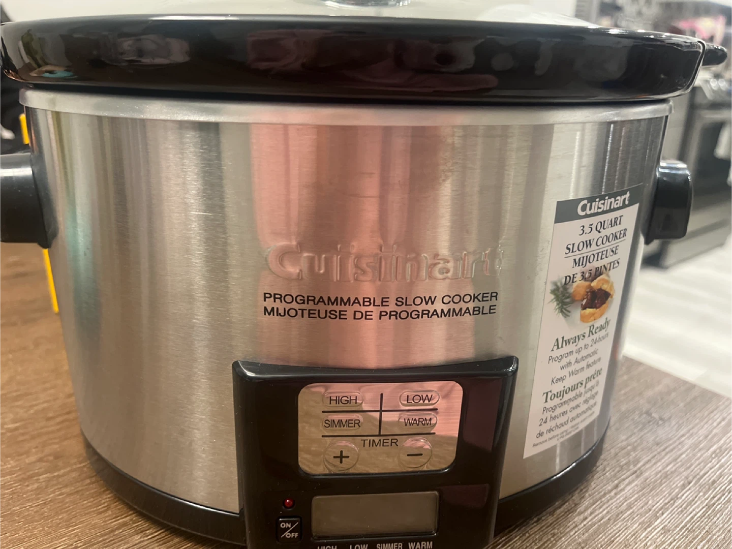Cuisinart 3.5 Quart Programmable Slow Cooker