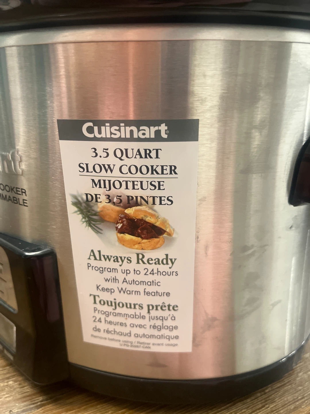 Cuisinart 3.5 Quart Programmable Slow Cooker - photo 4