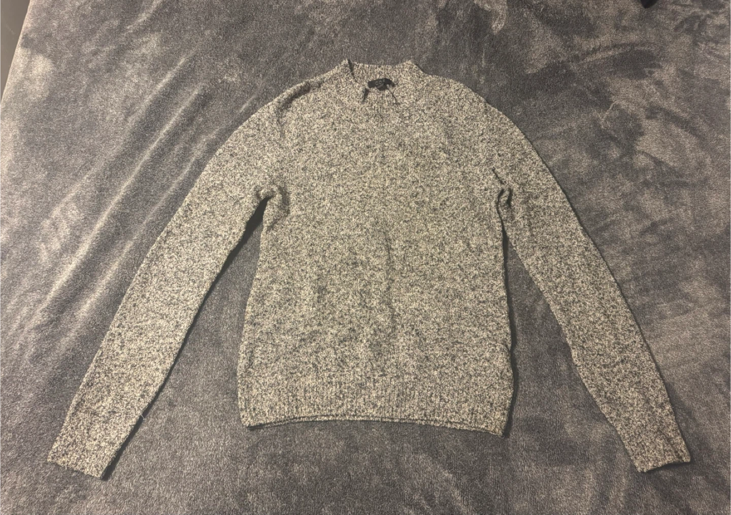 COS Grey Textured Knit Sweater - Size XS