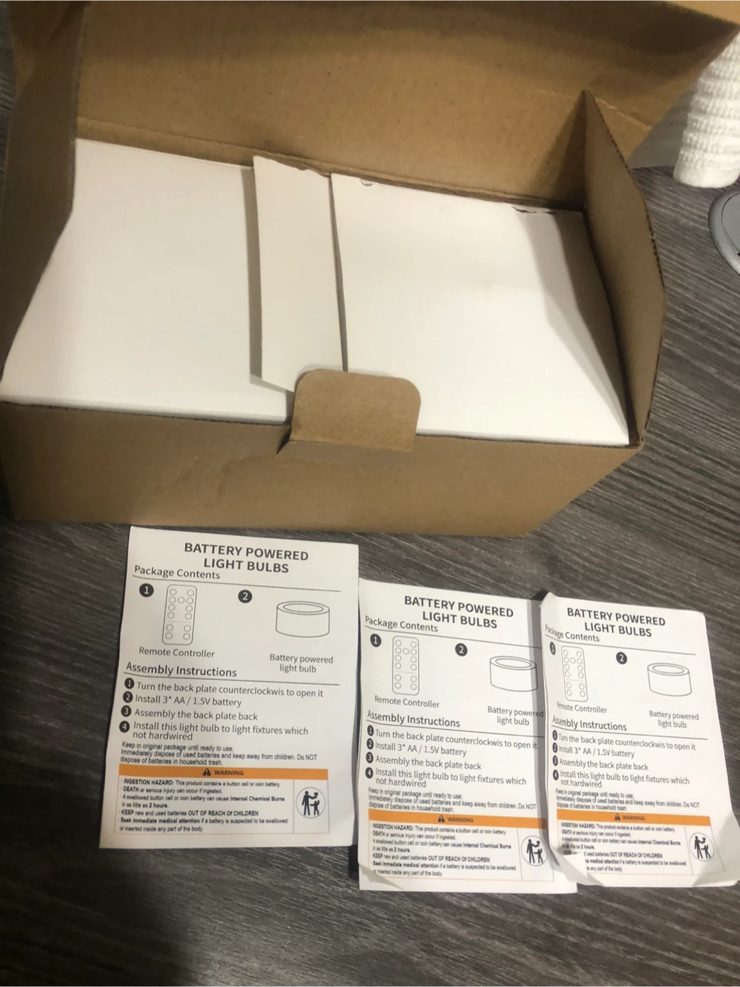 Battery Powered LED Puck Lights with Remote - New - photo 2