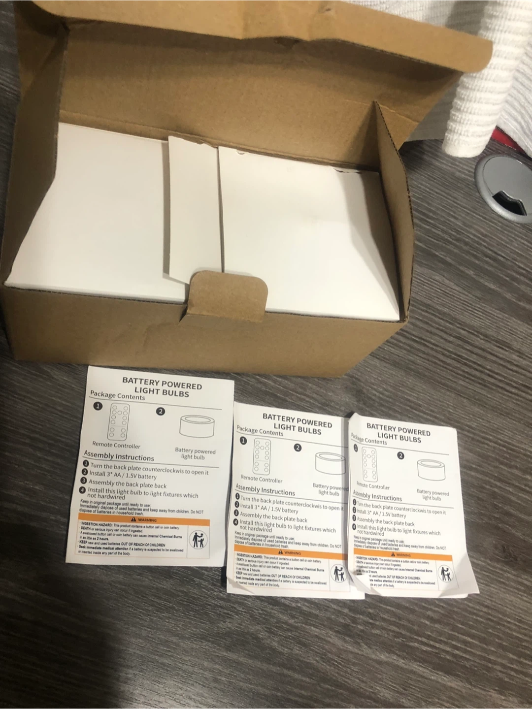 Battery Powered LED Puck Lights with Remote - New - photo 5