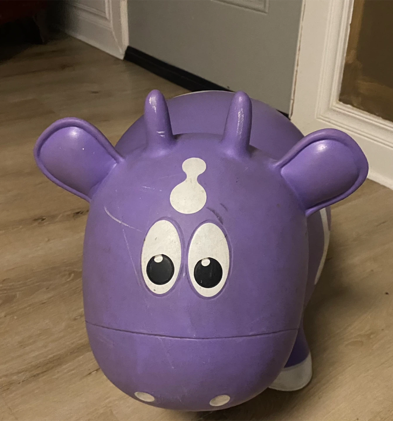 FREE #CleanOut Purple Bouncy Cow Toy - photo 2