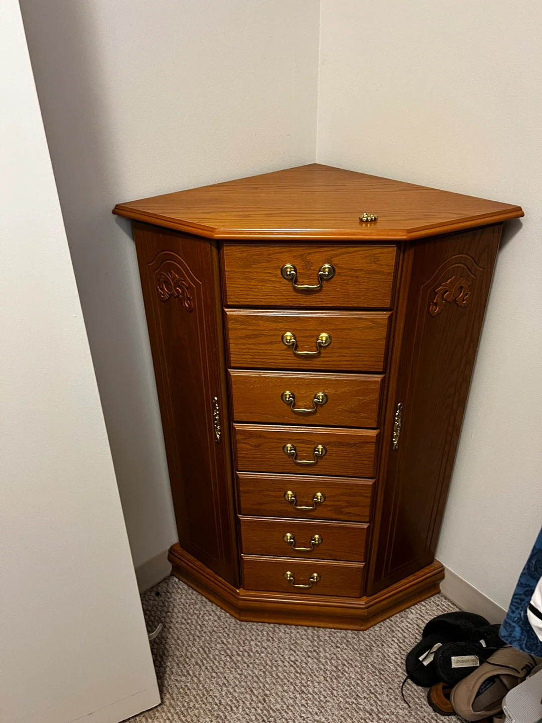 Wooden Jewelry Armoire - photo 2