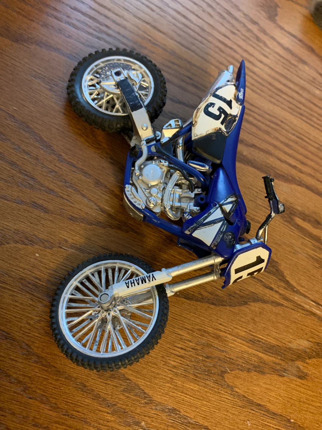 Yamaha Motorcycle Model - Blue & Silver