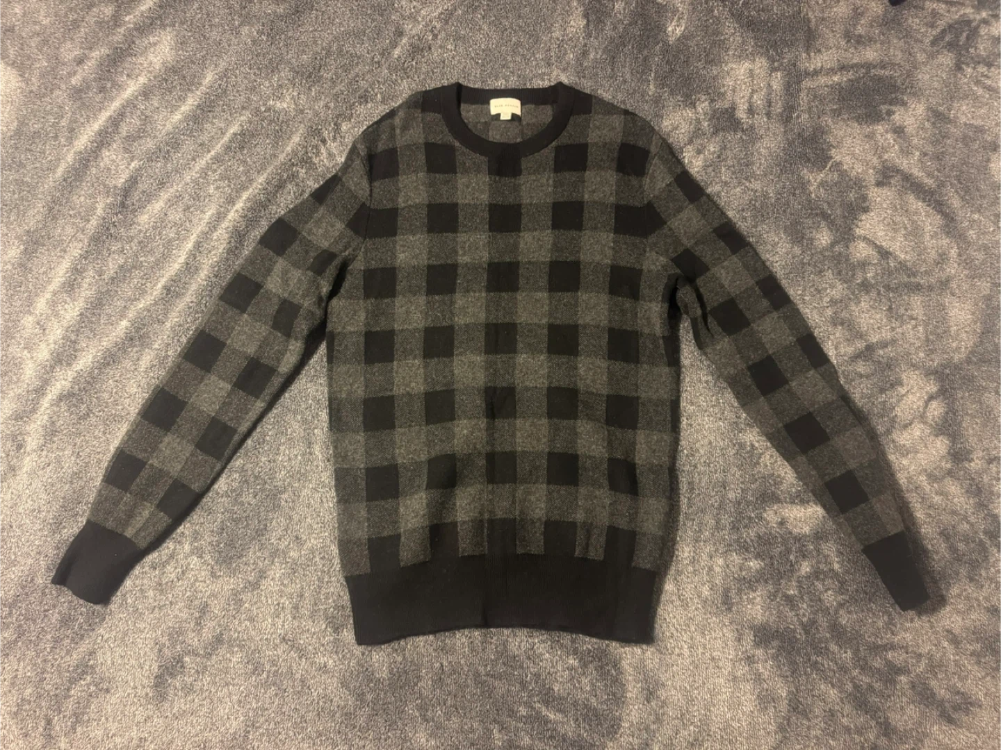 Club Monaco Wool Blend Plaid Sweater Size XS