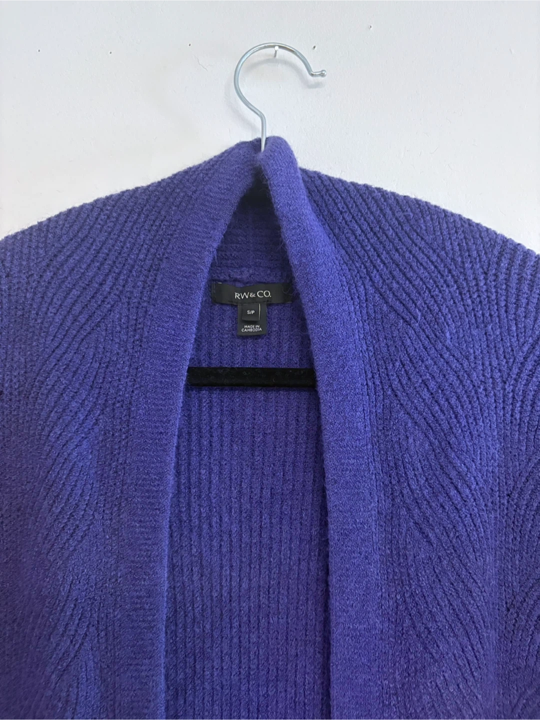 RW&Co Purple Cardigan - Size S - photo 2
