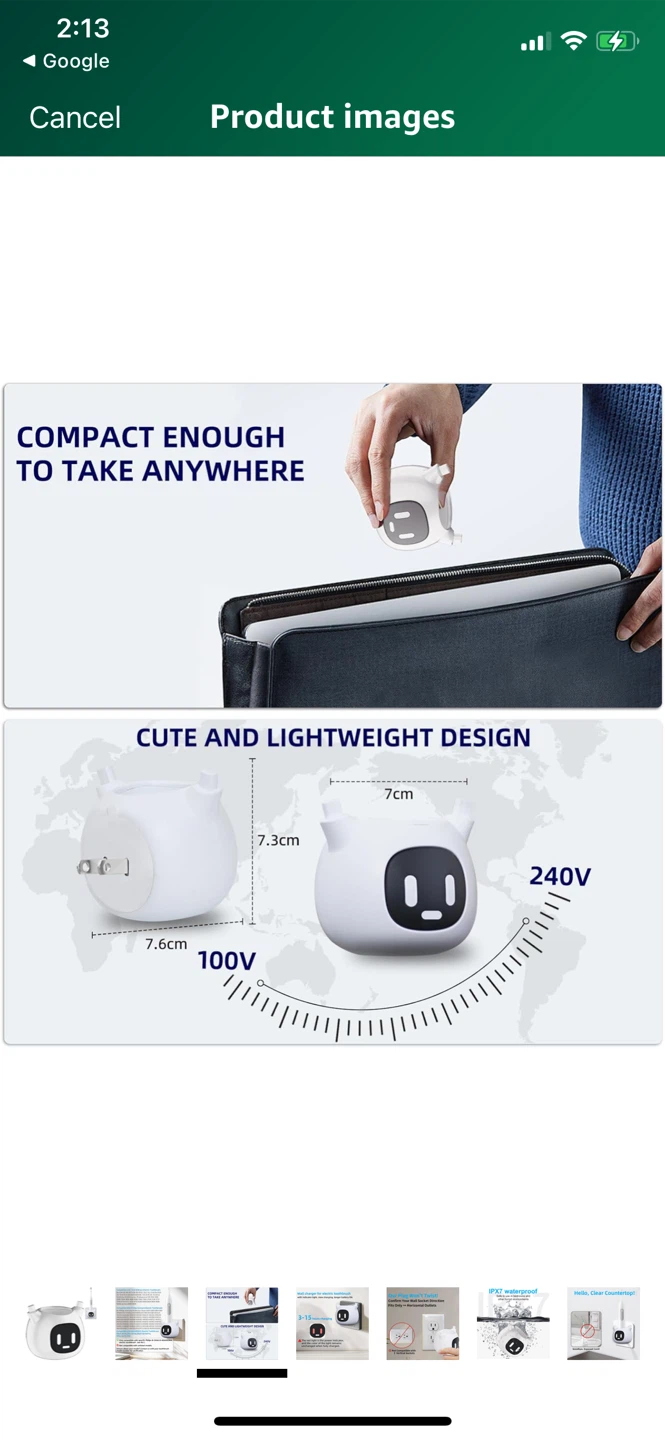 New-Electric Toothbrush Charger - Oral-B & Aquasonic Compatible - photo 3