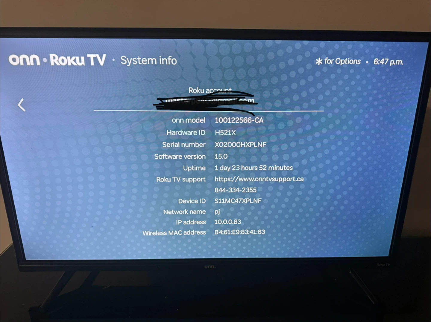 onn. Roku TV 32" LED TV - Model 100122566-CA - photo 2