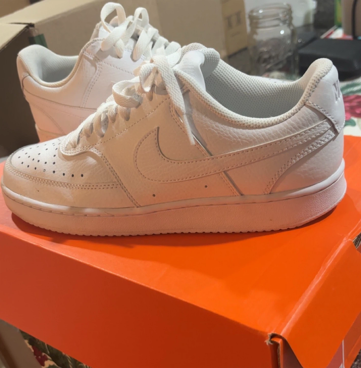 Nike Court Vision Low White Sneakers