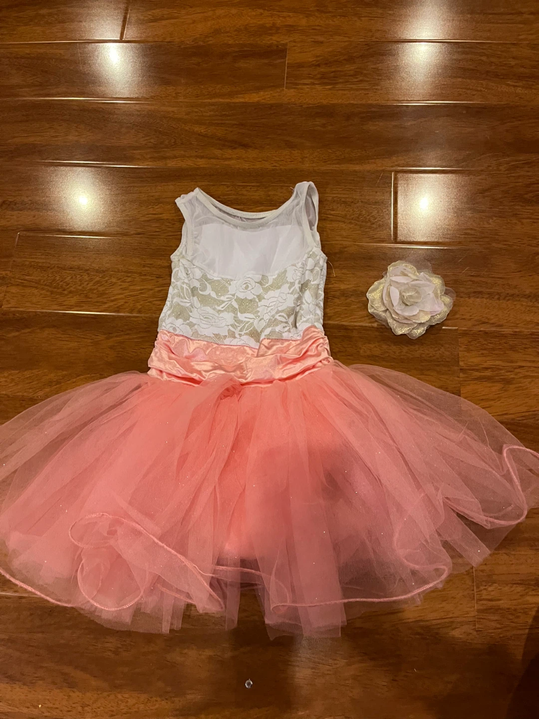 Pink and white dance tutu - photo 3