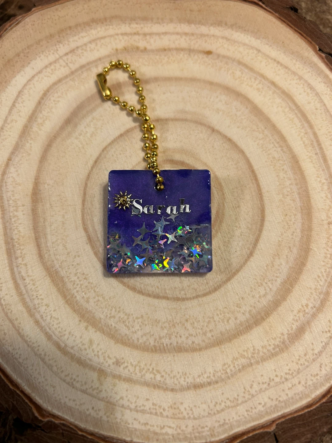Handmade "Sarah" Keychain/pet tag
