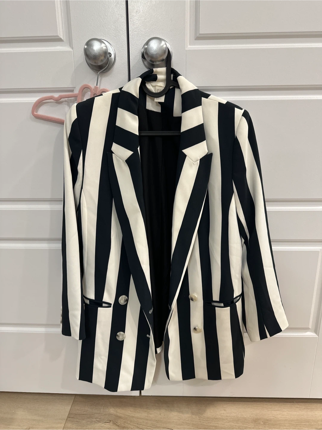 H&M Striped Blazer - Size US 6